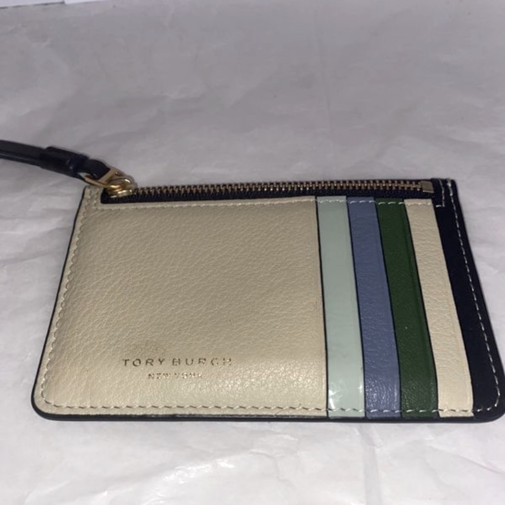 Tory Burch Perry top-zip Card case